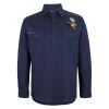 Mens Close Front Long Sleeve 150G Work Shirt Thumbnail