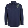 Mens Close Front Long Sleeve 150G Work Shirt Thumbnail