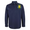 Mens Close Front Long Sleeve 150G Work Shirt Thumbnail