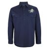 Mens Close Front Long Sleeve 150G Work Shirt Thumbnail
