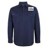 Mens Close Front Long Sleeve 150G Work Shirt Thumbnail