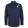 Mens Close Front Long Sleeve 150G Work Shirt Thumbnail