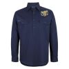 Mens Close Front Long Sleeve 150G Work Shirt Thumbnail