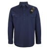 Mens Close Front Long Sleeve 150G Work Shirt Thumbnail