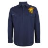 Mens Close Front Long Sleeve 150G Work Shirt Thumbnail
