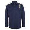 Mens Close Front Long Sleeve 150G Work Shirt Thumbnail