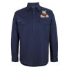 Mens Close Front Long Sleeve 150G Work Shirt Thumbnail
