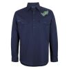 Mens Close Front Long Sleeve 150G Work Shirt Thumbnail
