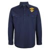 Mens Close Front Long Sleeve 150G Work Shirt Thumbnail