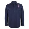 Mens Close Front Long Sleeve 150G Work Shirt Thumbnail