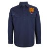 Mens Close Front Long Sleeve 150G Work Shirt Thumbnail