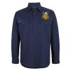 Mens Close Front Long Sleeve 150G Work Shirt Thumbnail