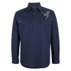 Mens Close Front Long Sleeve 150G Work Shirt Thumbnail
