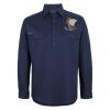 Mens Close Front Long Sleeve 150G Work Shirt Thumbnail