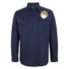 Mens Close Front Long Sleeve 150G Work Shirt Thumbnail