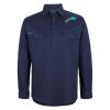 Mens Close Front Long Sleeve 150G Work Shirt Thumbnail