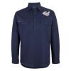Mens Close Front Long Sleeve 150G Work Shirt Thumbnail