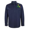 Mens Close Front Long Sleeve 150G Work Shirt Thumbnail