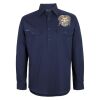 Mens Close Front Long Sleeve 150G Work Shirt Thumbnail