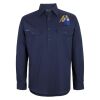 Mens Close Front Long Sleeve 150G Work Shirt Thumbnail