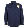 Mens Close Front Long Sleeve 150G Work Shirt Thumbnail