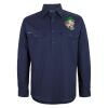Mens Close Front Long Sleeve 150G Work Shirt Thumbnail