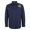 Mens Close Front Long Sleeve 150G Work Shirt Thumbnail