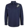 Mens Close Front Long Sleeve 150G Work Shirt Thumbnail