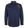 Mens Close Front Long Sleeve 150G Work Shirt Thumbnail