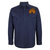 Mens Close Front Long Sleeve 150G Work Shirt Thumbnail