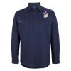 Mens Close Front Long Sleeve 150G Work Shirt Thumbnail