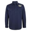 Mens Close Front Long Sleeve 150G Work Shirt Thumbnail