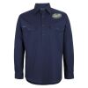 Mens Close Front Long Sleeve 150G Work Shirt Thumbnail