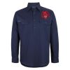 Mens Close Front Long Sleeve 150G Work Shirt Thumbnail