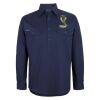 Mens Close Front Long Sleeve 150G Work Shirt Thumbnail