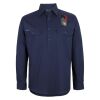Mens Close Front Long Sleeve 150G Work Shirt Thumbnail