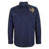 Mens Close Front Long Sleeve 150G Work Shirt Thumbnail