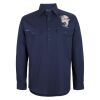 Mens Close Front Long Sleeve 150G Work Shirt Thumbnail