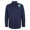 Mens Close Front Long Sleeve 150G Work Shirt Thumbnail