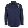 Mens Close Front Long Sleeve 150G Work Shirt Thumbnail