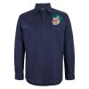 Mens Close Front Long Sleeve 150G Work Shirt Thumbnail