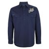 Mens Close Front Long Sleeve 150G Work Shirt Thumbnail