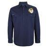 Mens Close Front Long Sleeve 150G Work Shirt Thumbnail