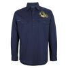 Mens Close Front Long Sleeve 150G Work Shirt Thumbnail