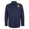 Mens Close Front Long Sleeve 150G Work Shirt Thumbnail