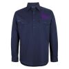 Mens Close Front Long Sleeve 150G Work Shirt Thumbnail