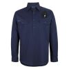 Mens Close Front Long Sleeve 150G Work Shirt Thumbnail
