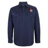 Mens Close Front Long Sleeve 150G Work Shirt Thumbnail