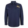 Mens Close Front Long Sleeve 150G Work Shirt Thumbnail