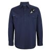 Mens Close Front Long Sleeve 150G Work Shirt Thumbnail
